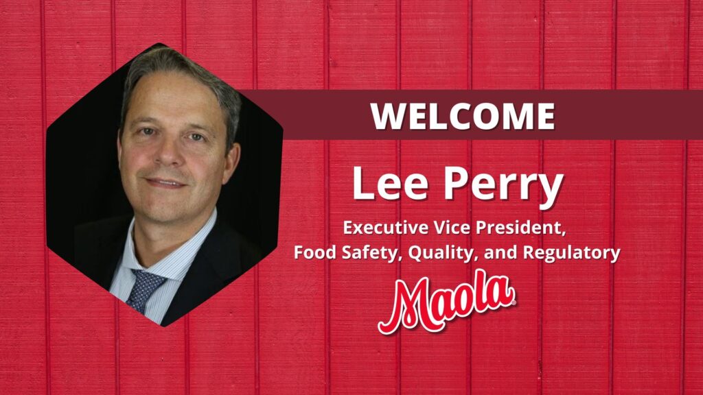 welcome lee perry, executive vice president food safety, quality, and regulatory.